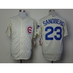 Chicago Cubs #23 Ryne Sandberg 1969 Cream Jersey