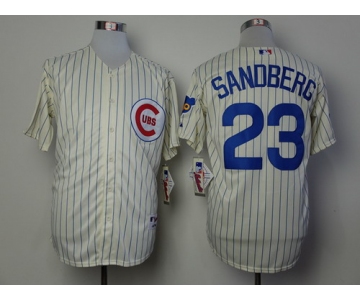 Chicago Cubs #23 Ryne Sandberg 1969 Cream Jersey