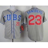 Chicago Cubs #23 Ryne Sandberg 2014 Gray Jersey