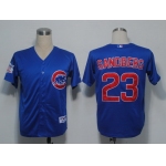 Chicago Cubs #23 Ryne Sandberg Blue Jersey