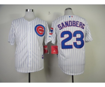 Chicago Cubs #23 Ryne Sandberg White Jersey