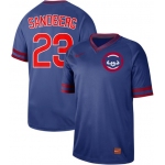 Cubs #23 Ryne Sandberg Royal Authentic Cooperstown Collection Stitched Baseball Jersey