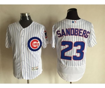 Men's Chicago Cubs #23 Ryne Sandberg Retired Gray 2016 Flexbase Majestic Baseball Jersey