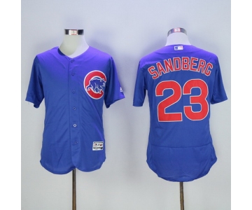 Men's Chicago Cubs #23 Ryne Sandberg Retired Royal Blue 2016 Flexbase Majestic Baseball Jersey