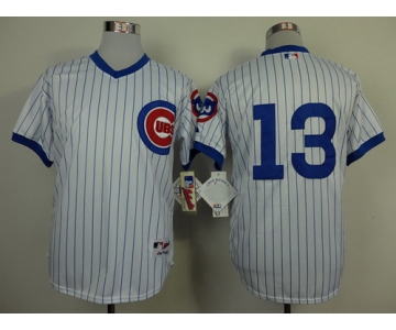 Chicago Cubs #13 Starlin Castro 1988 White Pullover Jersey