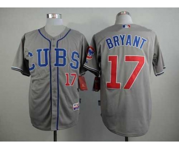 Chicago Cubs #17 Kris Bryant 2014 Gray Jersey