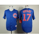 Chicago Cubs #17 Kris Bryant Blue Jersey