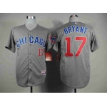 Chicago Cubs #17 Kris Bryant Gray Jersey