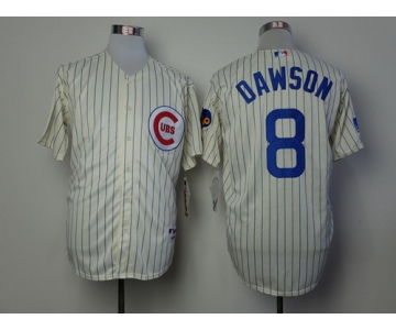 Chicago Cubs #8 Andre Dawson 1969 Cream Jersey