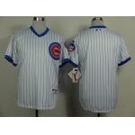 Chicago Cubs Blank 1988 White Pullover Jersey