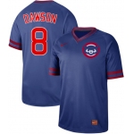 Cubs #8 Andre Dawson Royal Authentic Cooperstown Collection Stitched Baseball Jersey