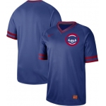 Cubs Blank Royal Authentic Cooperstown Collection Stitched Baseball Jersey