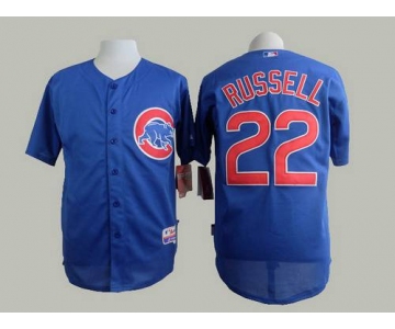 Men's Chicago Cubs #22 Addison Russell Blue Jersey