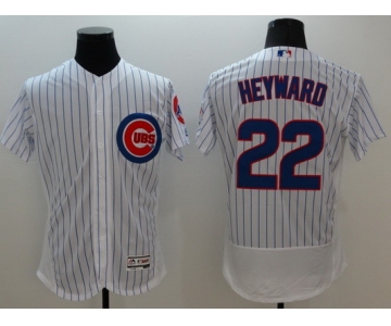 Men's Chicago Cubs #22 Jason Heyward White Flexbase 2016 MLB Player Jersey