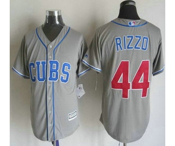 Men's Chicago Cubs #44 Anthony Rizzo Alternate Gray 2015 MLB Cool Base Jersey