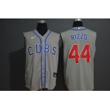 Men's Chicago Cubs #44 Anthony Rizzo Grey 2020 Cool and Refreshing Sleeveless Fan Stitched MLB Nike Jersey