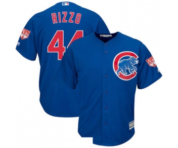 Men's Chicago Cubs 44 Anthony Rizzo Royal 2019 Spring Training Cool Base Jersey