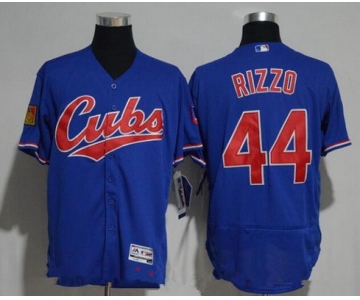 Men's Chicago Cubs #44 Anthony Rizzo Royal Blue 1994 Turn Back The Clock Stitched MLB Majestic Flex Base Jersey