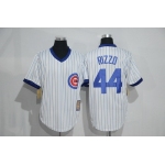 Men's Chicago Cubs #44 Anthony Rizzo Stitched MLB 1988 Majestic Cool Base Cooperstown Collection Player Jersey