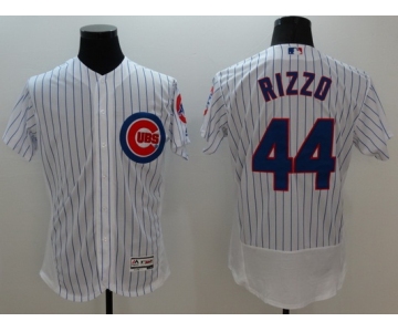 Men's Chicago Cubs #44 Anthony Rizzo White Flexbase 2016 MLB Player Jersey