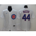 Men's Chicago Cubs #44 Anthony Rizzo White Stitched MLB Cool Base Nike Jersey