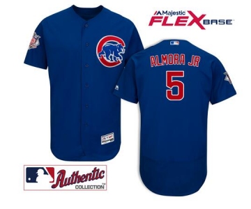 Men's Chicago Cubs #5 Albert Almora Jr. Royal Blue 2016 Flexbase Majestic Baseball Jersey