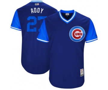 Men's Chicago Cubs Addison Russell Addy Majestic Royal 2017 Players Weekend Authentic Jersey