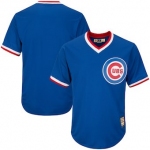 Men's Chicago Cubs Majestic Blank Alternate Royal Big & Tall Cooperstown Collection Cool Base Replica Team Jersey