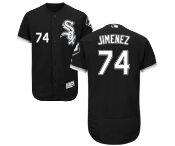 Men's Chicago White Sox #74 Eloy Jimenez Black Flexbase Jersey