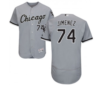 Men's Chicago White Sox #74 Eloy Jimenez Gray Flexbase Jersey