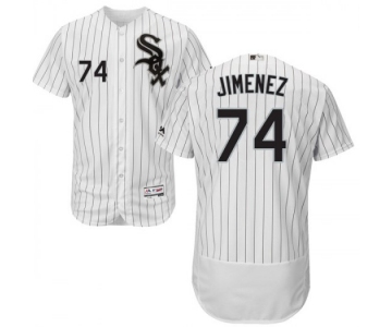 Men's Chicago White Sox #74 Eloy Jimenez White Flexbase Jersey