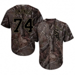 White Sox #74 Eloy Jimenez Camo Realtree Collection Cool Base Stitched Baseball Jerseys