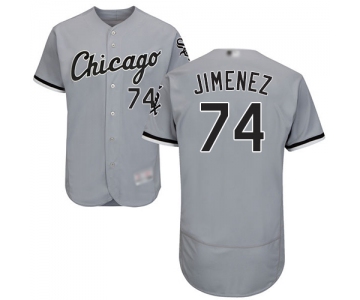 White Sox #74 Eloy Jimenez Grey Flexbase Authentic Collection Stitched Baseball Jerseys