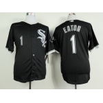 Chicago White Sox #1 Adam Eaton Black Jersey