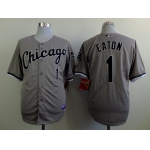 Chicago White Sox #1 Adam Eaton Gray Jersey