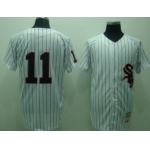 Chicago White Sox #11 Luis Aparicio 1959 White Throwback Jersey