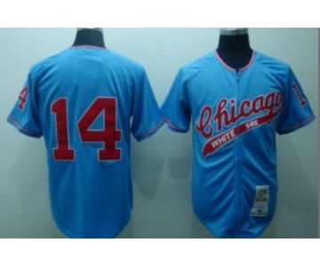 Chicago White Sox #14 Bill Melton 1972 Blue Throwback Jersey