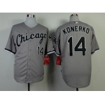 Chicago White Sox #14 Paul Konerko Gray Jersey