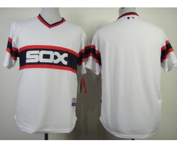 Chicago White Sox Blank 1983 White Pullover Jersey
