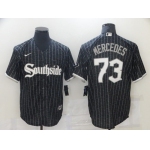 Men Chicago White Sox 73 Mercedes City Edition Black Game Nike 2021 MLB Jerseys