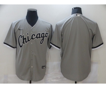 Men Chicago White Sox Blank Grey Game Nike MLB Jerseys