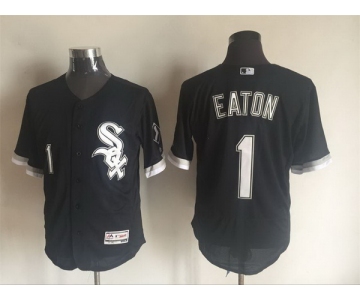 Men's Chicago White Sox #1 Adam Eaton Black 2016 Flexbase Majestic Baseball Jersey