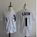 Men's Chicago White Sox #1 Adam Eaton White Home 2016 Flexbase Majestic Baseball Jersey