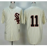 Men's Chicago White Sox #11 Luis Aparicio 1959 Cream Throwback Jersey