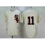 Men's Chicago White Sox #11 Luis Aparicio Cream 1959 Throwback Jersey