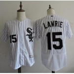 Men's Chicago White Sox #15 Brett Lawrie White Home 2016 Flexbase Majestic Baseball Jersey