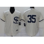 Men's Chicago White Sox #35 Frank Thomas Cream 2021 Field of Dreams Cool Base Jersey