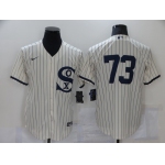 Men's Chicago White Sox #73 Yermin Mercedes 2021 Cream Field of Dreams Cool Base Stitched Nike Jersey