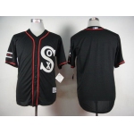 Men's Chicago White Sox Blank 2015 Black Jersey