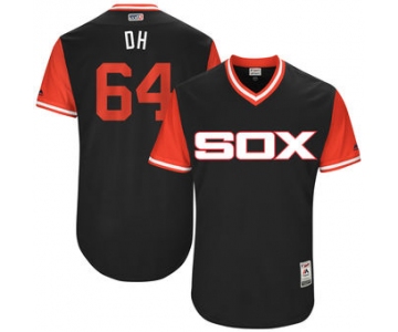 Men's Chicago White Sox David Holmberg DH Majestic Black 2017 Players Weekend Authentic Jersey